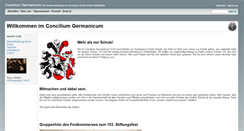 Desktop Screenshot of concilium-germanicum.de